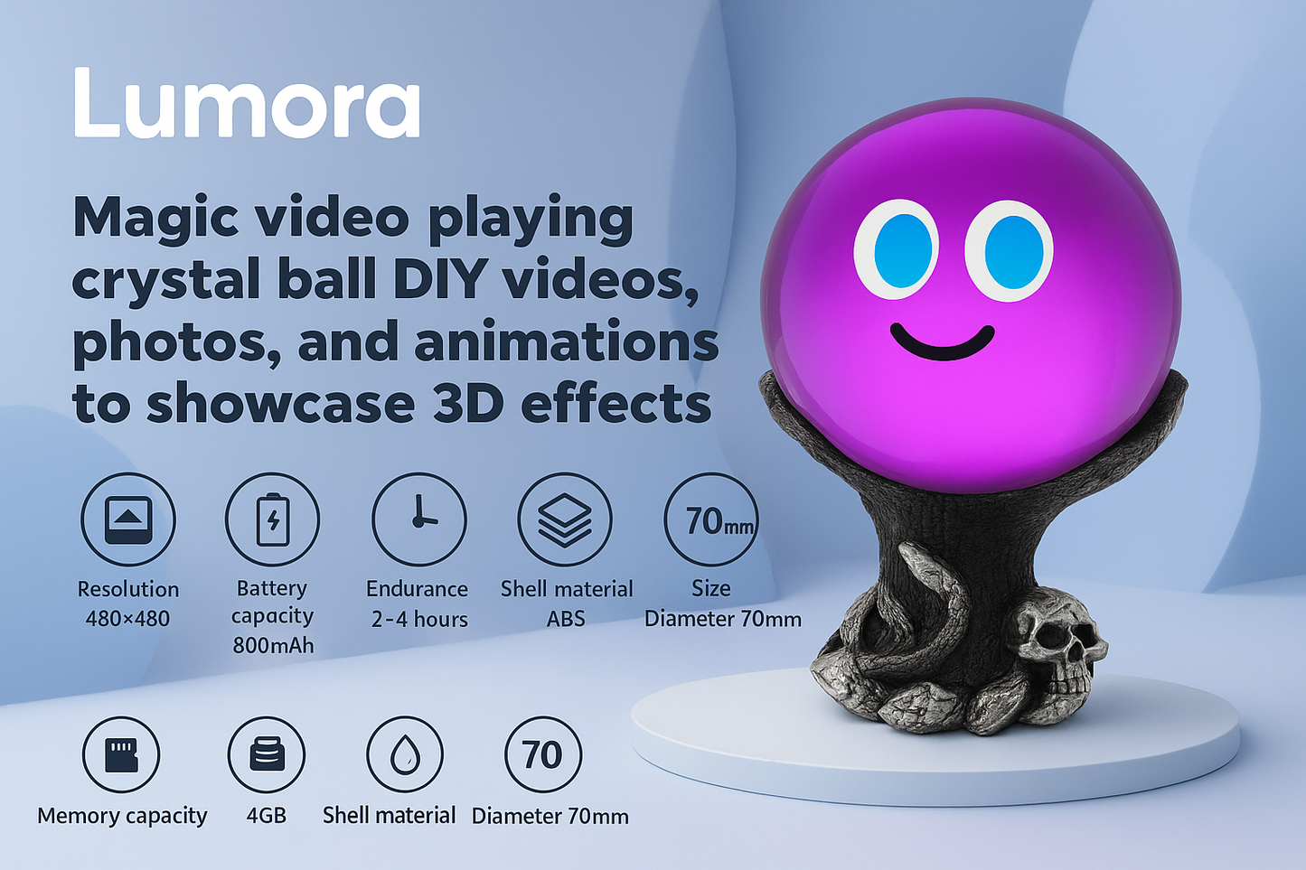 ®LumiOrb 3D Crystal Ball